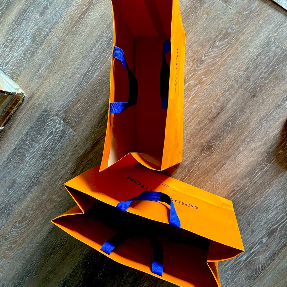 Louis Vuitton paper shopping bags